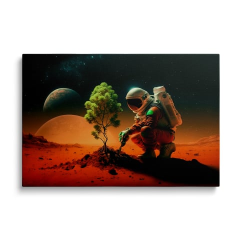 Tablouri Canvas Science Fiction - Tablou Canvas Lonely Astronaut
