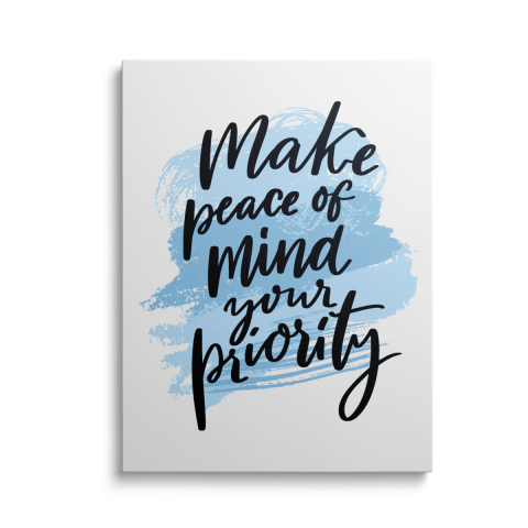 Tablouri Canvas Motivationale - Tablou Canvas Make Peace of Mind
