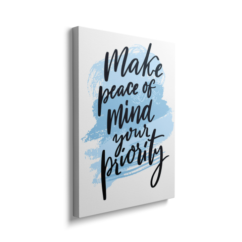 Tablou Canvas Make Peace of Mind [1]