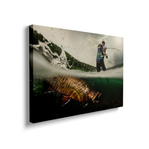 Tablou Canvas Man Fishing [1]