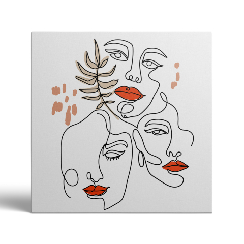 Tablou Canvas Minimalist Face 2 [1]