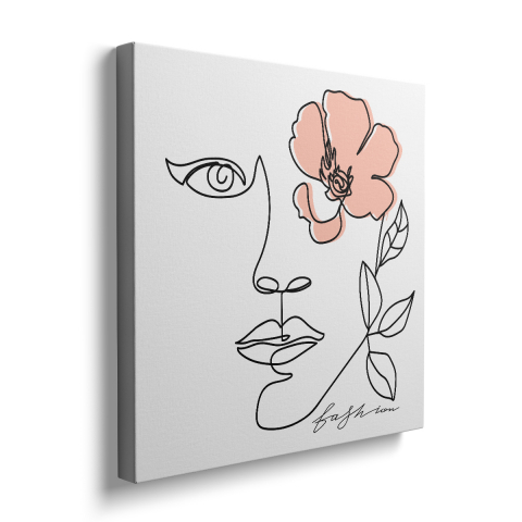 Tablou Canvas Minimalist Face 3 [2]