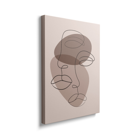 Tablou Canvas Minimalist Face [1]