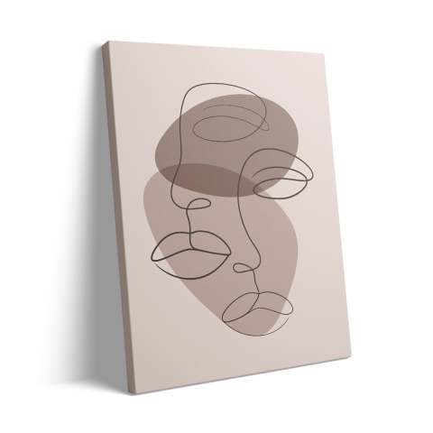 Tablou Canvas Minimalist Face [2]