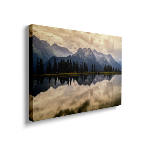 Tablou Canvas Mountains Reflected [1]