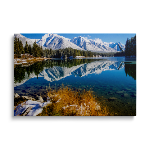 Tablouri Canvas Natura - Tablou Canvas  Munții Stâncoși Canadieni