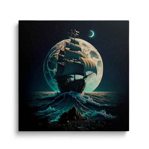 Tablouri Canvas Natura - Tablou Canvas Navă cu Pânze