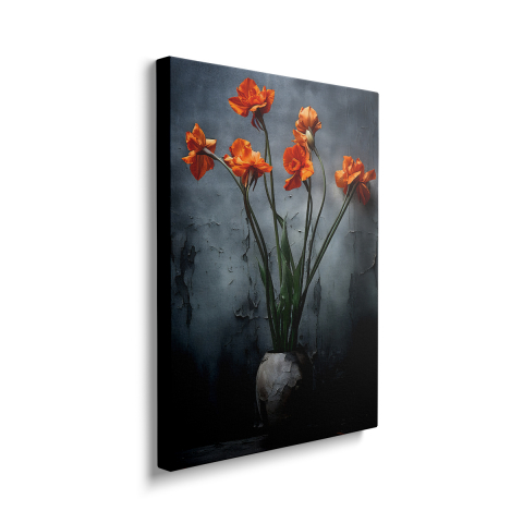 Tablou Canvas Orange Flowers [1]
