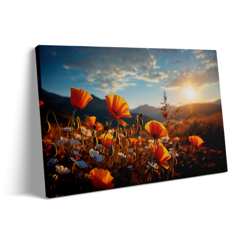 Tablou Canvas Orange Poppies [2]