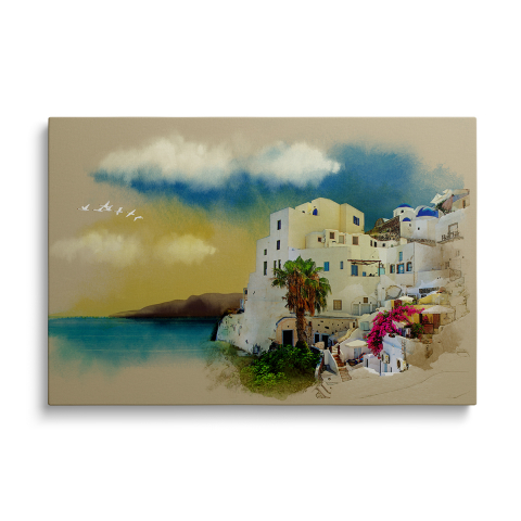 Tablouri Canvas Orașe - Tablou Canvas  Oraș Idilic