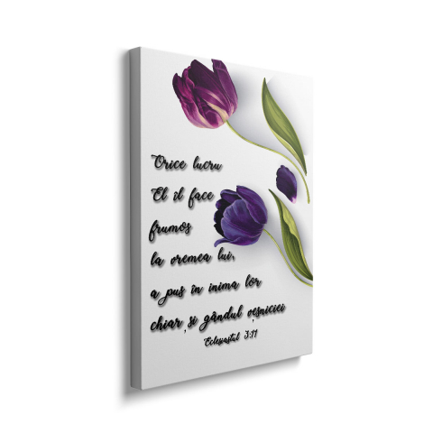 Tablou Canvas Orice lucru El îl face frumos [1]