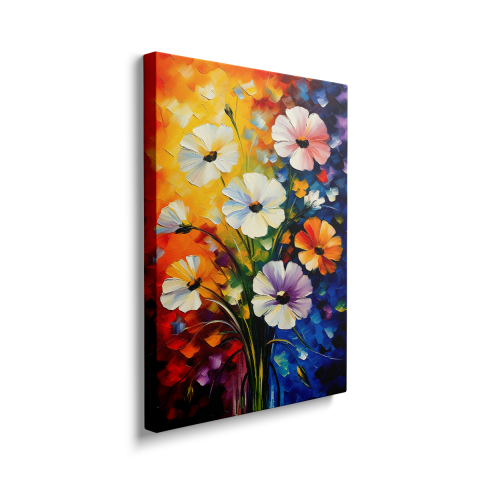Tablou Canvas Paint Flowers [1]