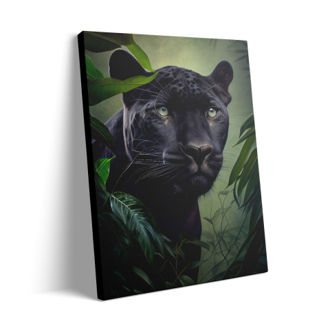 Tablou Canvas Panther of the Jungle [2]