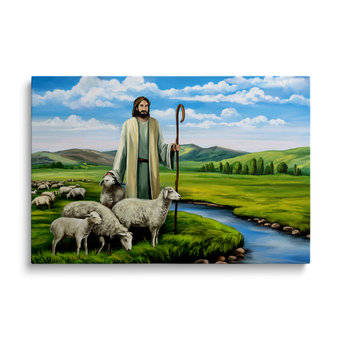 Tablouri Canvas Crestine - Tablou Canvas Păstor