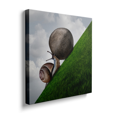 Tablou canvas Perseverența motivational [2]