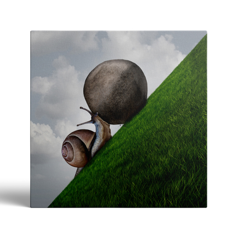 Tablou canvas Perseverența motivational [1]