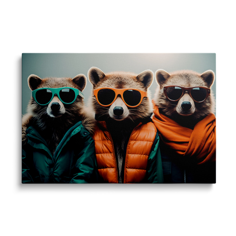 Tablouri Canvas - Tablou Canvas Gasca de Ursi