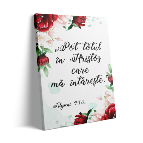 Tablou Canvas Pot totul în Hristos [2]