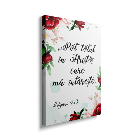 Tablou Canvas Pot totul în Hristos [1]