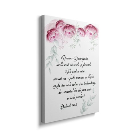 Tablou Canvas Psalmul 40:5 [1]