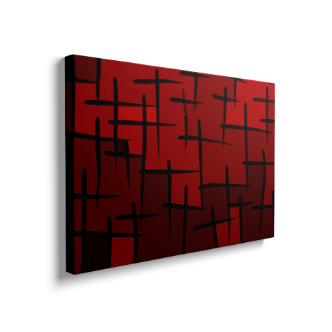 Tablou Canvas Red-Black [1]