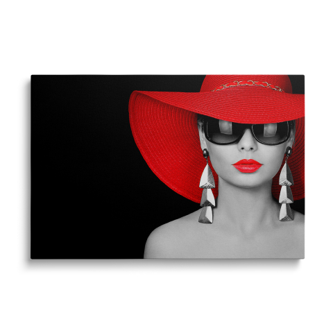 Tablouri Canvas Portrete - Tablou Canvas Red Hat