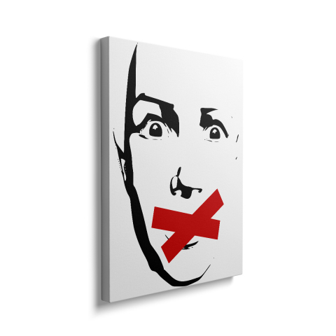 Tablou Canvas Silent Man [1]