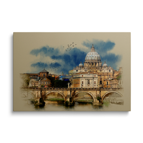 Tablouri Canvas Orașe - Tablou Canvas The Church