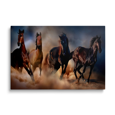 Tablouri Canvas Animale - Tablou Canvas Horses 2