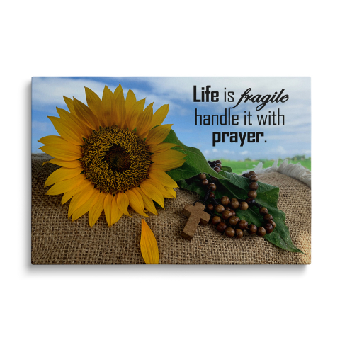 Tablouri Canvas Crestine - Tablou Canvas Viața Este Fragilă