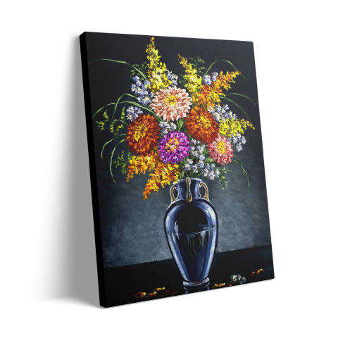 Tablou Canvas Vibrant Flowers [2]
