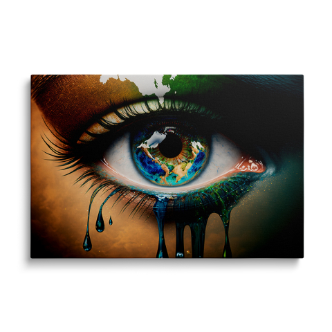 Tablouri Canvas Abstracte - Tablou Canvas Watery Eye