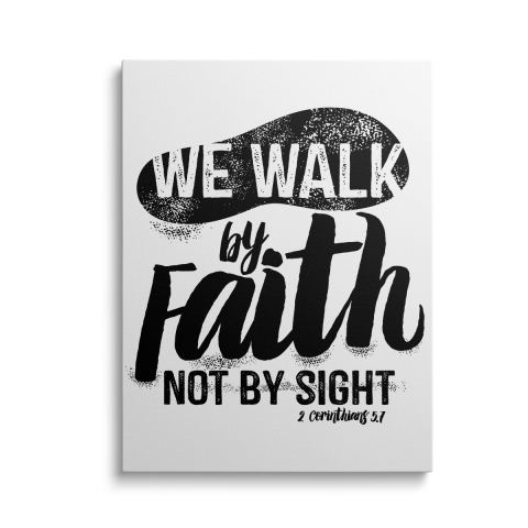 Tablouri Canvas Crestine - Tablou Canvas We Walk by Faith