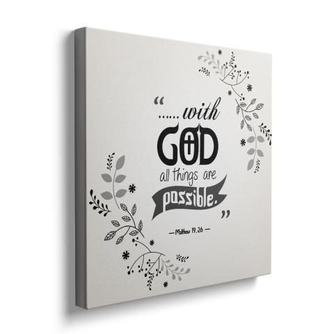 Tablou Canvas With God [2]