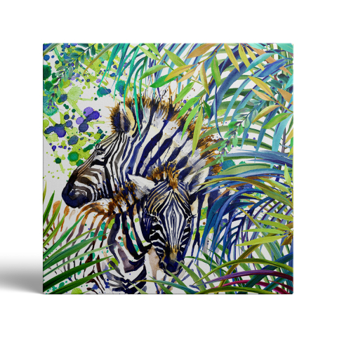 Tablou Canvas Zebras Jungle [1]