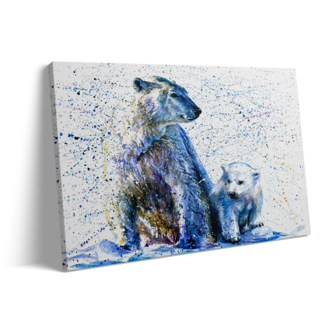 Tablou Canvas Bear and Her Cub [2]