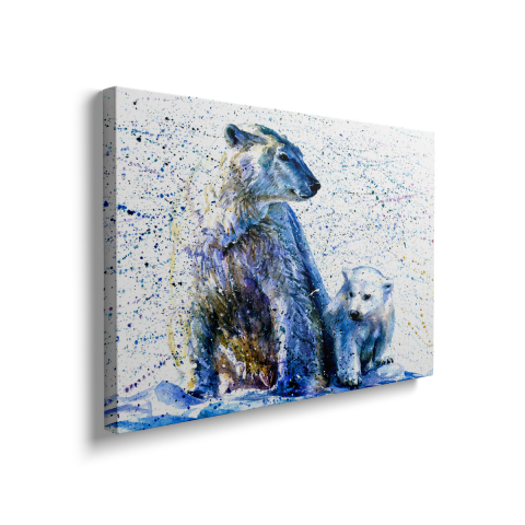 Tablou Canvas Bear and Her Cub [1]