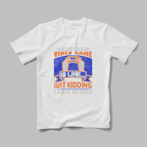 Tricouri Personalizate Hobby Gaming - Tricou Personalizat A Day Without