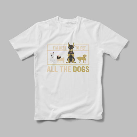 Tricouri Personalizate Câini - Tricou Personalizat All The Dogs