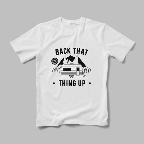 Tricouri Personalizate Camping - Tricou Personalizat Back That