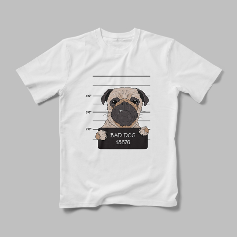 Tricouri Personalizate Câini - Tricou Personalizat Bad Dog
