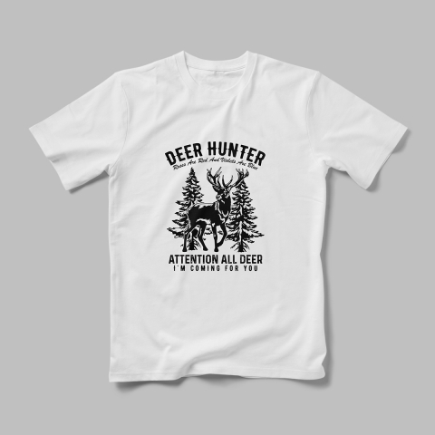 Tricouri Personalizate Hobby Hunting - Tricou Personalizat Be StrongDeer Hunter
