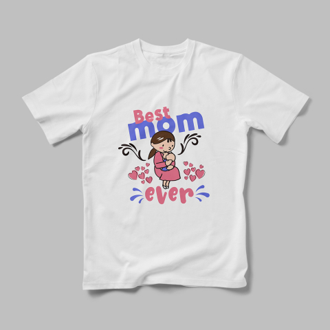 Tricouri Personalizate - Tricou Personalizat Bes Mom Ever