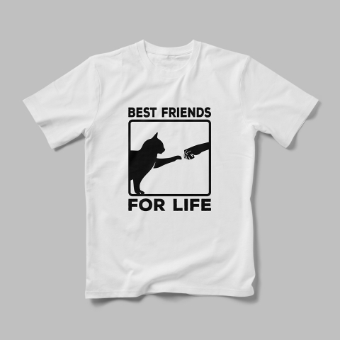 Tricouri Personalizate Pisici - Tricou Personalizat Best Friends