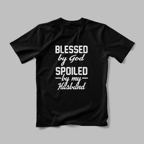Tricou Personalizat Blessed By God [1]