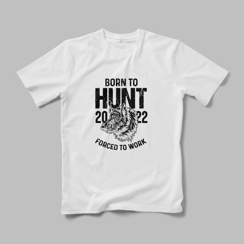 Tricouri Personalizate Hobby Hunting - Tricou Personalizat  Born To Hunt