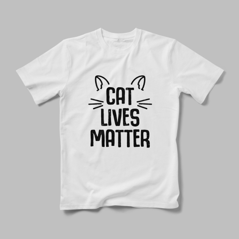 Tricouri Personalizate Pisici - Tricou Personalizat Cats Lives Matter