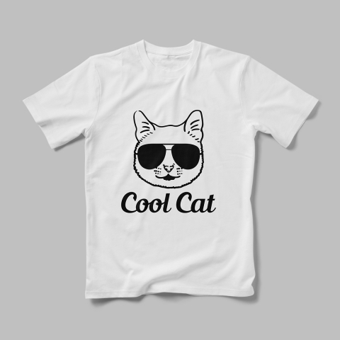 Tricouri Personalizate Pisici - Tricou Personalizat Cool Cat