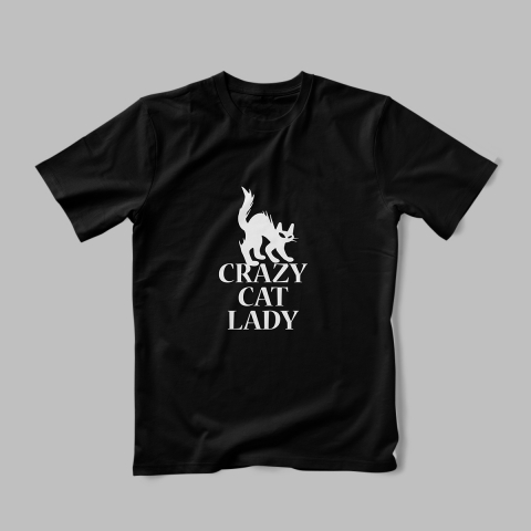 Tricou Personalizat Crazy Cat Lady [1]