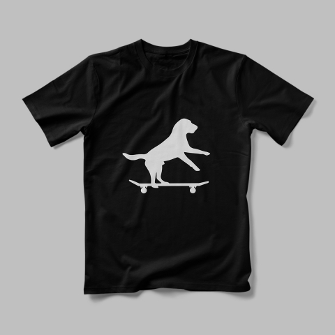 Tricou Personalizat Dog Skateboard [1]